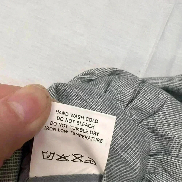 ACHRO Womens High Waisted Midi Pleated Pinstripe Skirt Sz S NWT Career Luxury - Picture 8 of 11